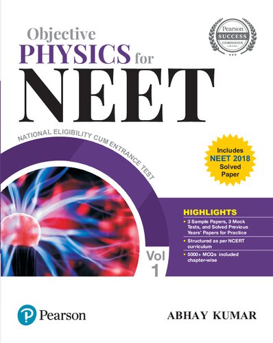 Objective Physics for NEET Vol I (PDF Instant Download)