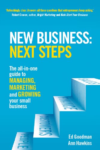 New Business: Next Steps. The all-in-one guide to managing, marketing and growing your small business (PDF Instant Download)