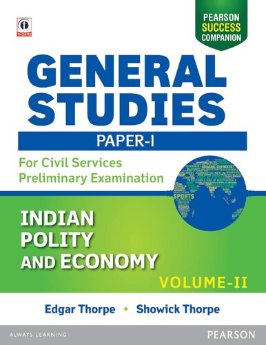 General Studies for Civil Services Preliminary Examination Vol II Indian Polity and Economy (PDF Instant Download)