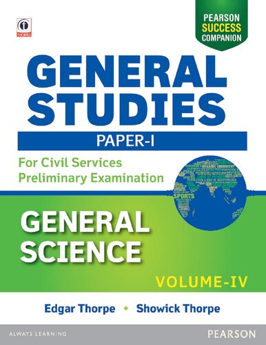 General Studies for Civil Services Preliminary Examination – Vol IV General Science Paper I (PDF Instant Download)