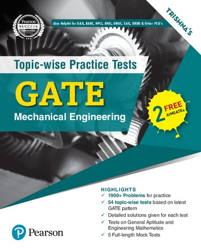 GATE Mechanical Engineering Topic-wise Practice Tests (PDF Instant Download)