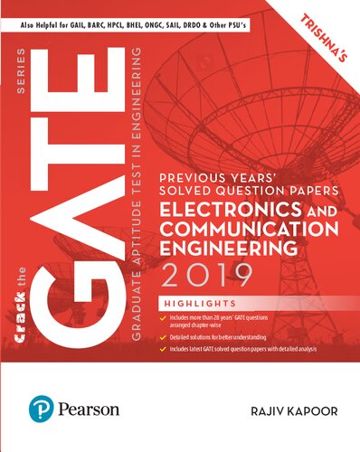 GATE 2019 Electronics and Communication Engineering Previous Years' Solved Question Papers (PDF Instant Download)