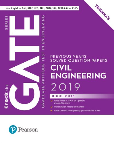 GATE 2019 Civil Engineering Previous Years' Solved Question Papers (PDF Instant Download)