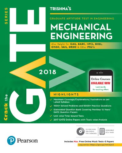 GATE 2018 Mechanical Engineering (PDF Instant Download)