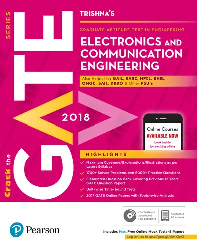 GATE 2018 Electronics and Communication Engineering (PDF Instant Download)
