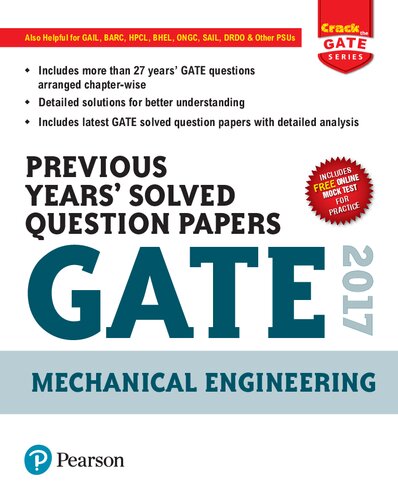 GATE 2017 Mechanical Engineering Previous Years' Solved Question Papers (PDF Instant Download)