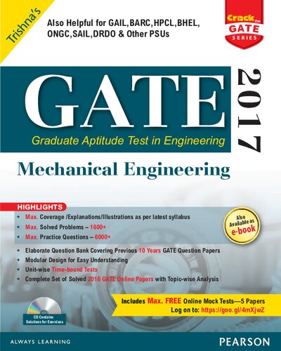 GATE 2017 Mechanical Engineering (PDF Instant Download)