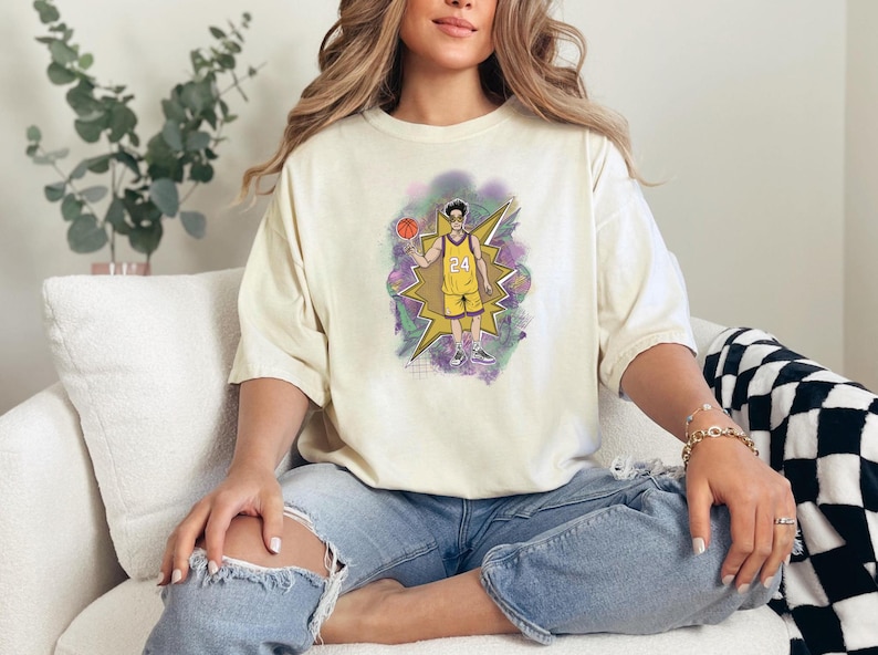 Los Angeles Lakers T-shirt, Basketball Fan Apparel, NBA Sports Tee, Lakers Gift, Lakers shirt