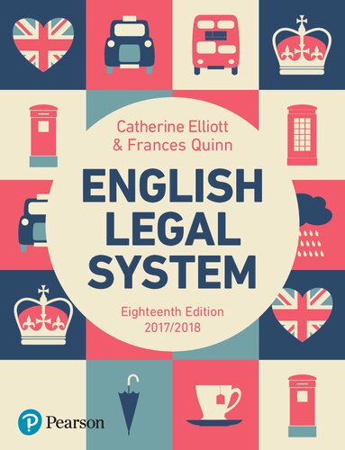 English Legal System (Eighteenth Edition 2017/2018) (PDF Instant Download)