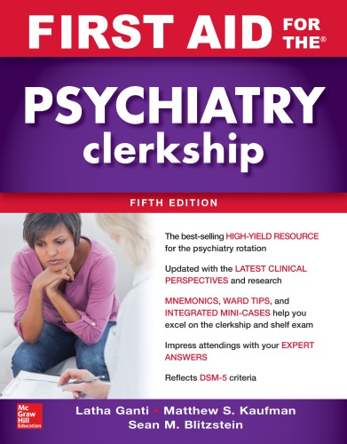 First Aid for the Psychiatry Clerkship (PDF Instant Download)