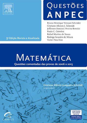 Matemática. Questões ANPEC (PDF Instant Download)