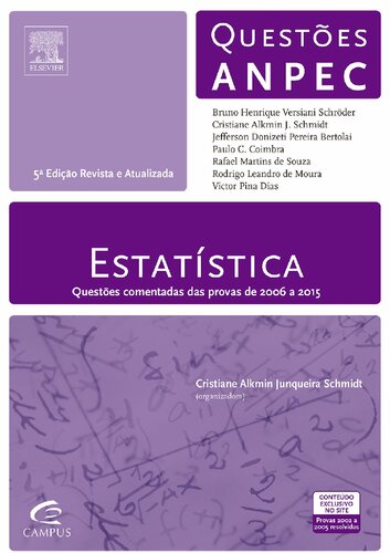 Estatistica: Questoes Anpec (PDF Instant Download)