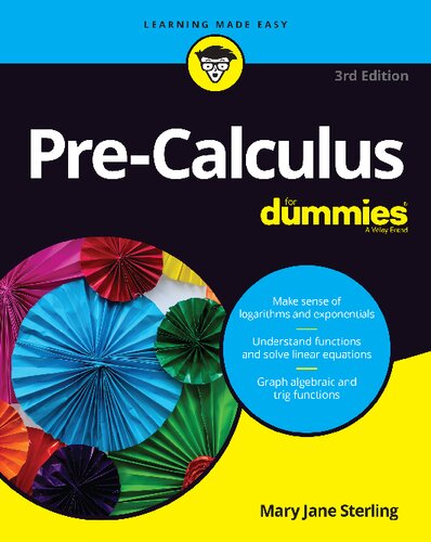 Pre-Calculus For Dummies (PDF Instant Download)