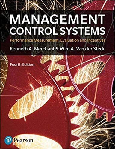 Management Control Systems 4th Edition by Kenneth Merchant (PDF Instant Download)