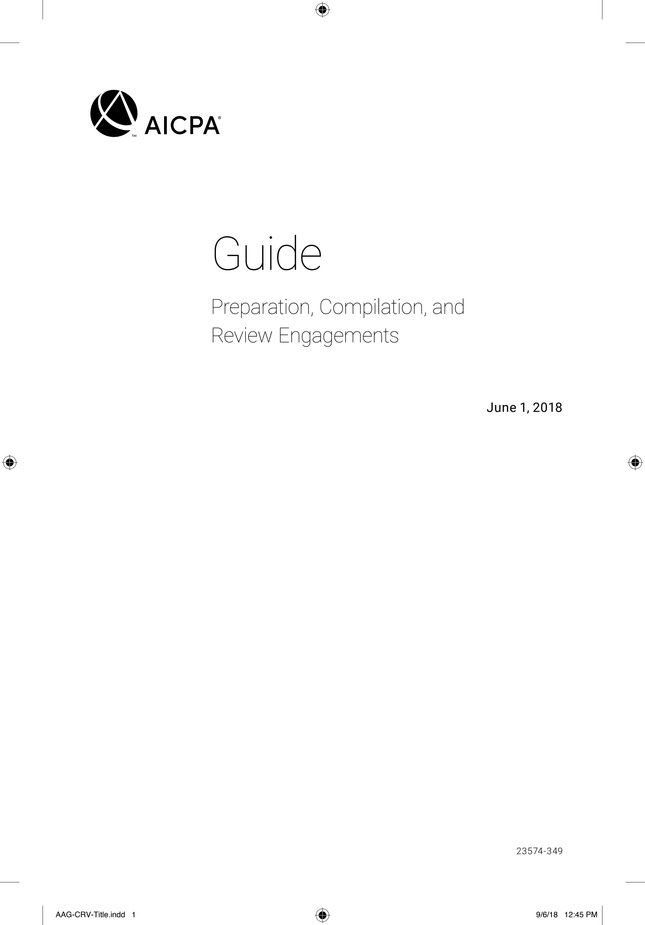 Guide: Preparation, Compilation, and Review Engagements, 2018 (PDF Instant Download)