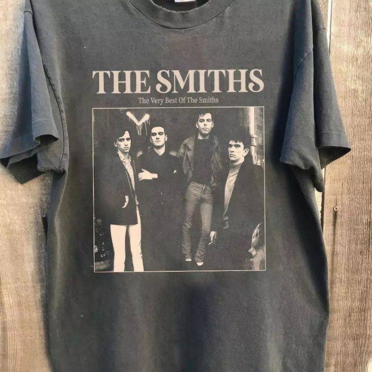 Vintage 90s The Smiths T-Shirt, The Very Best Of The Smiths Album Tee Shirt For Men And Women