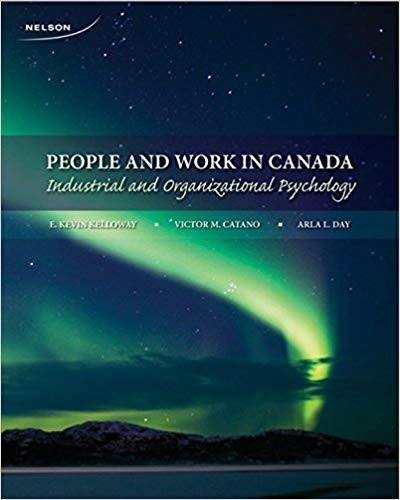 People and Work in Canada: Industrial and Organizational Psychology (PDF Instant Download)