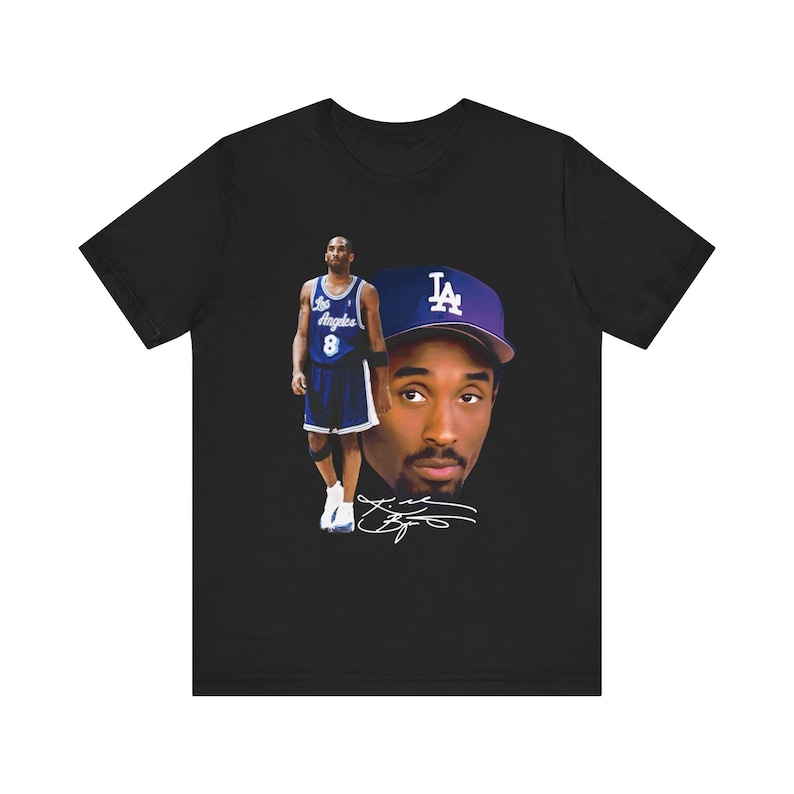 Kobe Bryant LA Tshirt, Basketball Tee, Sports Jersey Shirt, Athlete Fan Apparel, NBA Player Top, Urban Wear