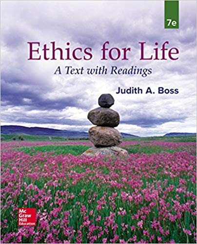 Ethics For Life 7th Edition by Judith Boss (PDF Instant Download)