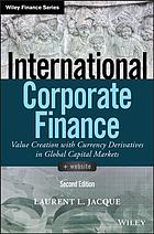 International corporate finance : value creation with currency derivatives in global capital markets (PDF Instant Download)