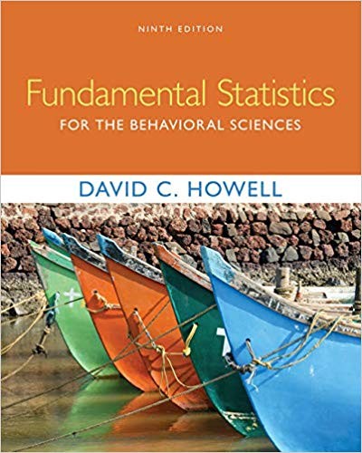 Fundamental Statistics for the Behavioral Sciences 9th Edition by David C. Howell (PDF Instant Download)