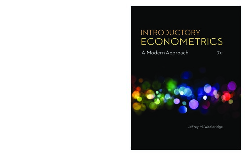 Introductury Econometrics: A Modern Approach (PDF Instant Download)