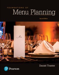 Foundations of Menu Planning (What’s New in Culinary & Hospitality) (PDF Instant Download)