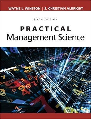 Practical Management Science 6th Edition by Wayne L. Winston (PDF Instant Download)