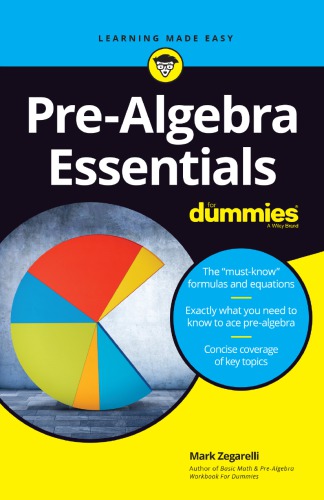 Pre-Algebra Essentials For Dummies (PDF Instant Download)