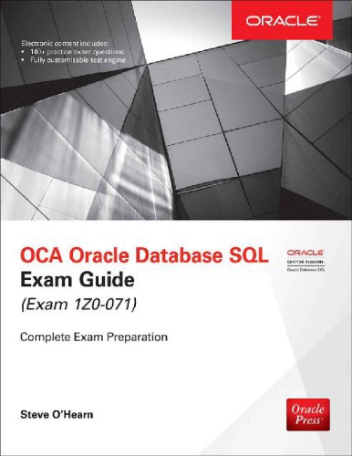 OCA Oracle Database SQL Exam Guide (Exam 1Z0-071) (PDF Instant Download)