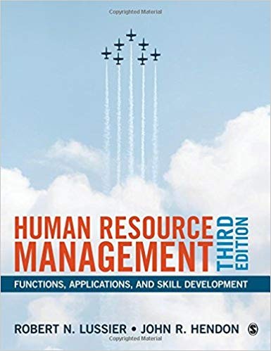 Human Resource Management: Functions, Applications, and Skill Development Third Edition (PDF Instant Download)