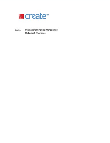 International Financial Management, Second Custom Edition for University of Groningen (PDF Instant Download)