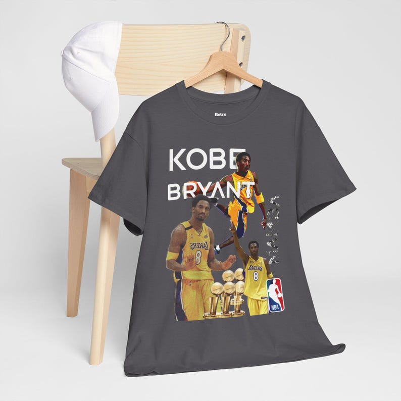 Kobe Bryant Tribute Tee, Unisex Basketball Shirt, Sports Apparel, Gift for Lakers Fans, Vintage Sports T-Shirt