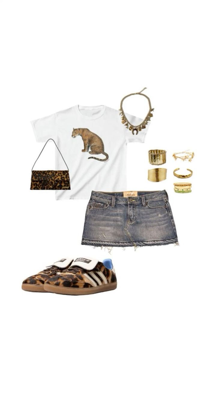 T-shirt with leopard print For Men And Women