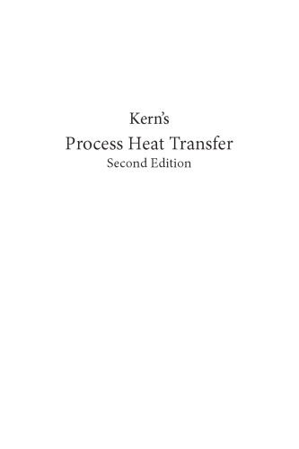 Kern’s Process Heat Transfer (PDF Instant Download)
