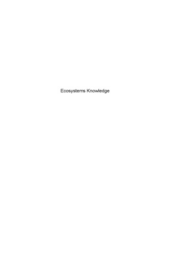 Ecosystems Knowledge : Modeling and Analysis Method for Information and Communication (PDF Instant Download)