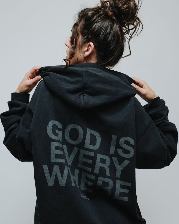 GOD IS EVERYWHERE Blackout Hoodie