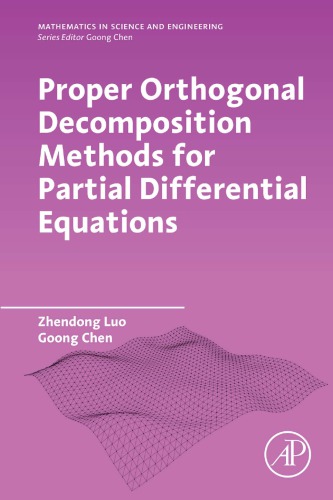 Proper orthogonal decomposition methods for partial differential equations (PDF Instant Download)