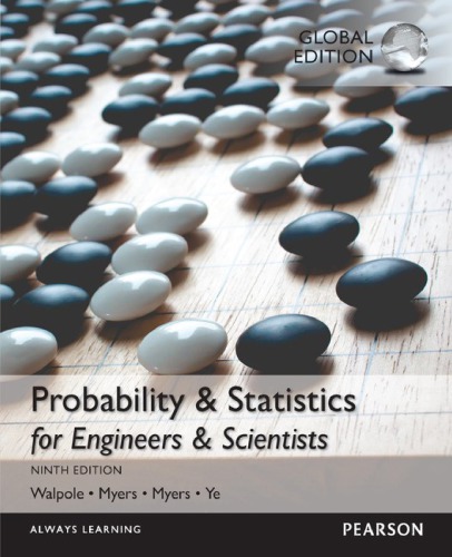 Probability & statistics for engineers & scientists, global edition (PDF Instant Download)