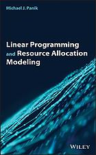 Linear programming and resource allocation modeling (PDF Instant Download)