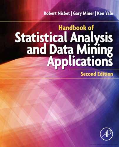 Handbook of statistical analysis and data mining applications (PDF Instant Download)