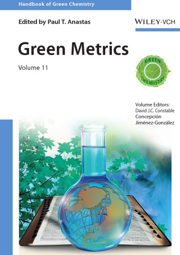 Handbook of Green Chemistry volume 11: Green Metrics (PDF Instant Download)