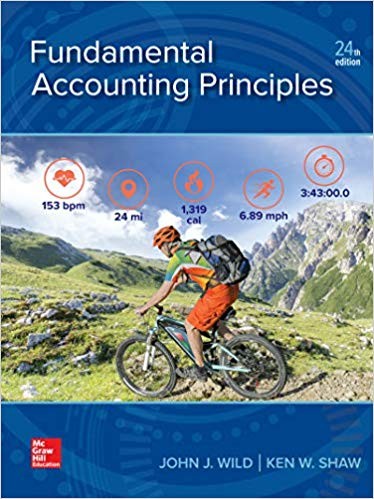 Fundamental Accounting Principles 24th Edition by John Wild (PDF Instant Download)