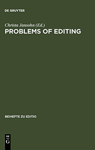 Problems of Editing 1 Edition (PDF Instant Download)