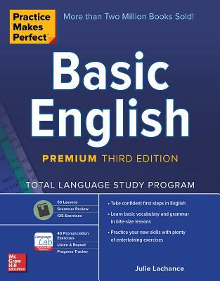 Practice Makes Perfect: Basic English, Premium Third Edition (PDF Instant Download)