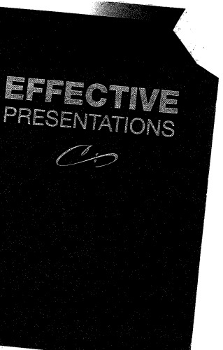 Effective Presentations (PDF Instant Download)