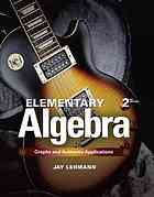 Elementary algebra : graphs & authentic applications (PDF Instant Download)