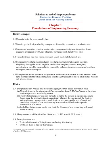 Engineering Economy Solution Manual 8th Edition (PDF Instant Download)