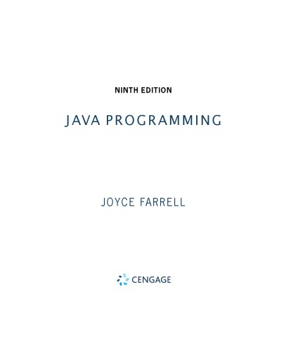 Java Programming [9th ed.] (PDF Instant Download)
