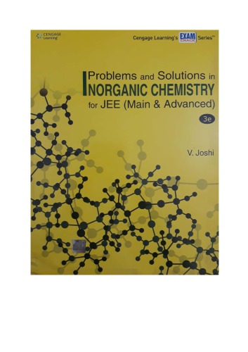 Part 2 Chapter 5 to 12 Problems and Solutions in Inorganic Chemistry for IIT JEE main and Advanced by V Joshi Cengage (PDF Instant Download)